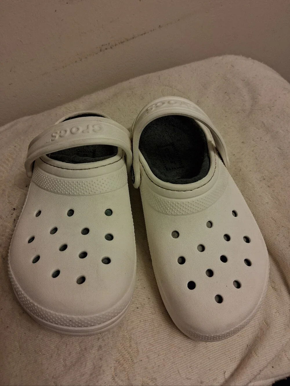 Crocs Kids Classic Clog - White Size J 2 Boys Girls Clean